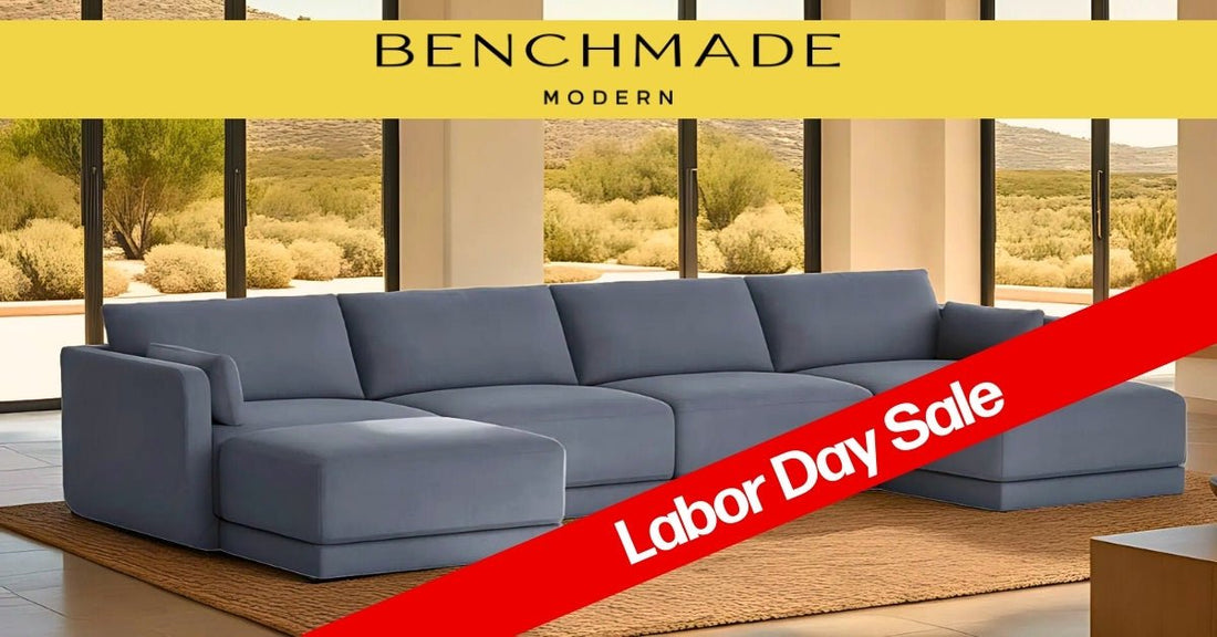 BenchMade Modern Labor Day Sale: Up to 25% Off Custom, USA-Made Sofas
