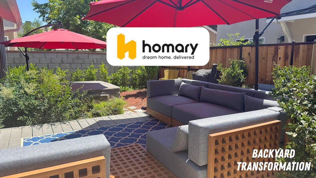 Homary Outdoor Sofa Review: This Modular Couch Turned My Empty Backyard Into a Showroom