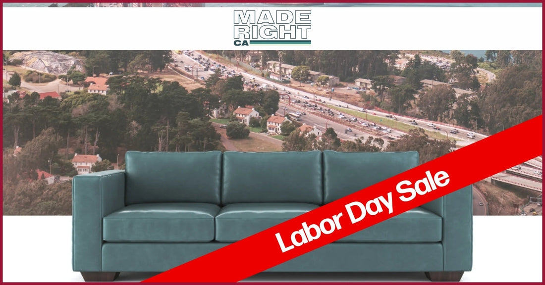 MadeRight CA Labor Day Sale: 25% Off Custom, Made-in-LA Sofas & Sectionals