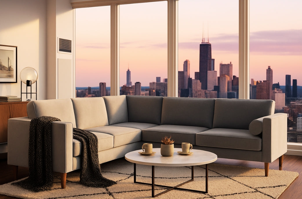 The Mid-Century Modern 2pc L Sectional