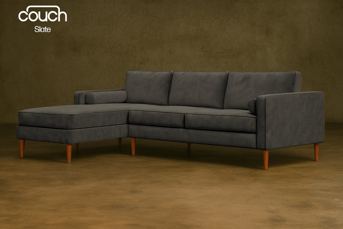 The Mid-Century Modern Chaise Sectional
