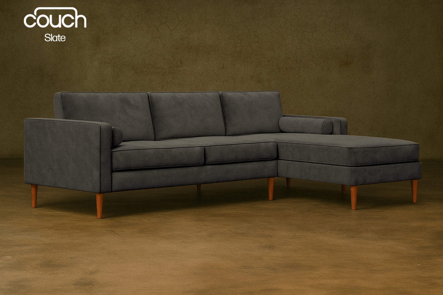 The Mid-Century Modern Chaise Sectional