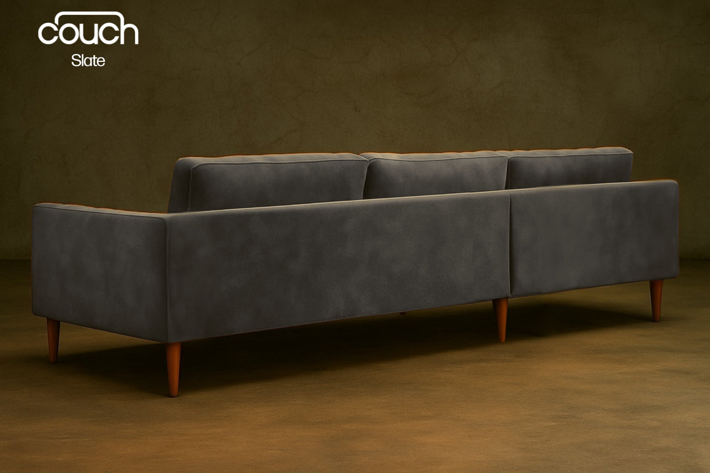 The Mid-Century Modern Chaise Sectional