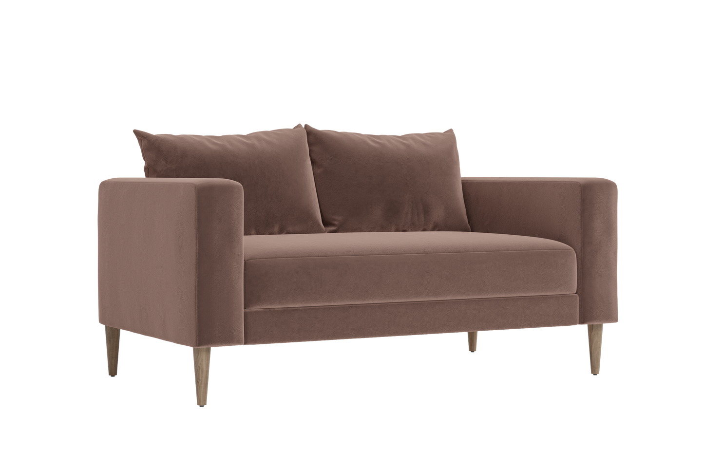 The Essential Loveseat in Recycled Velvet – Compact Eco-Friendly 2-Seater by Sabai