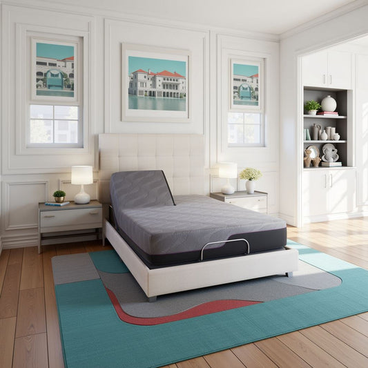 Renew - 11" King Size Flex Head Cooling Gelcare Memory Foam Mattress - Gray