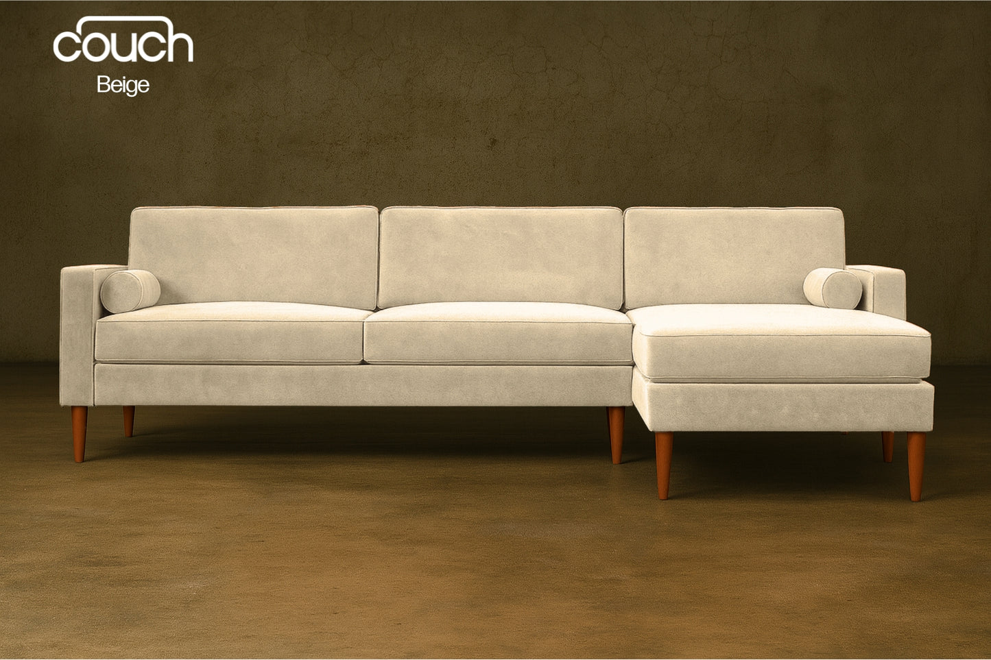 The Mid-Century Modern Chaise Sectional