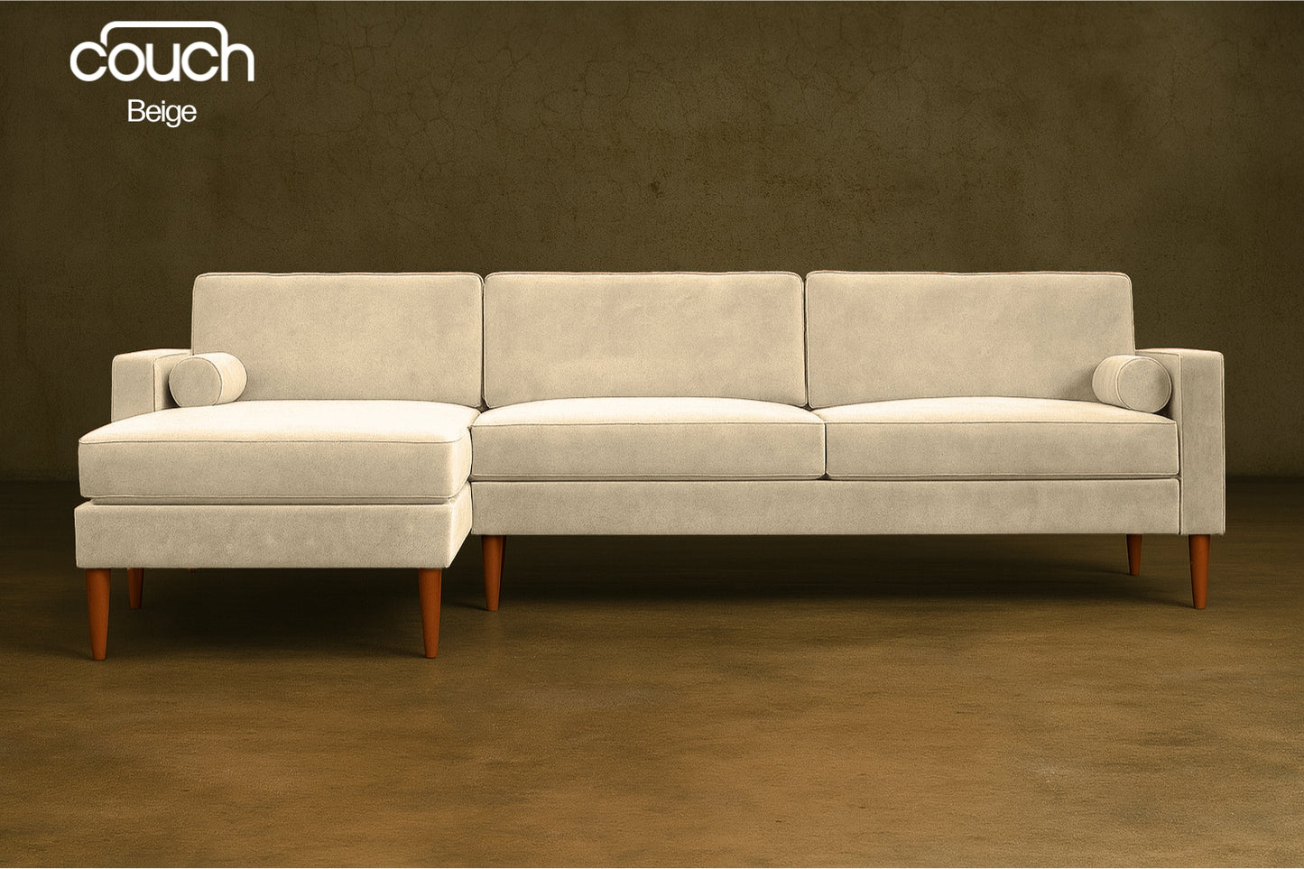 The Mid-Century Modern Chaise Sectional
