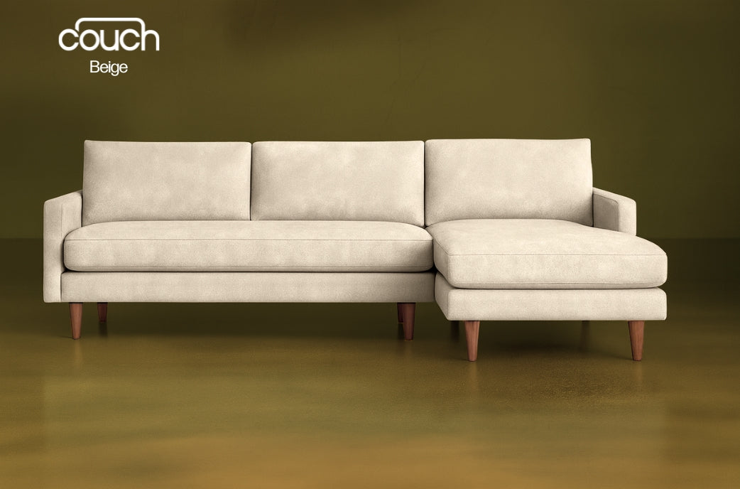The Classic 2pc Chaise Sectional