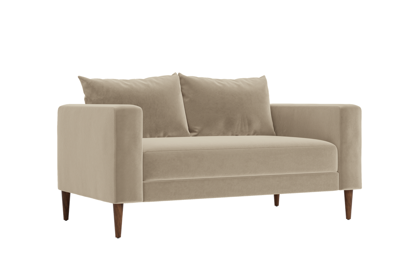 The Essential Loveseat in Recycled Velvet – Compact Eco-Friendly 2-Seater by Sabai