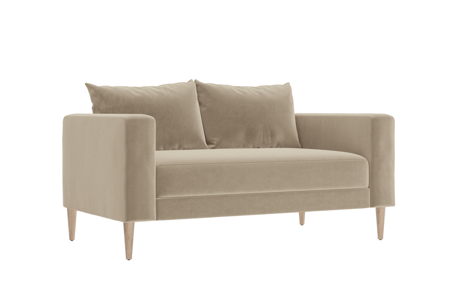 The Essential Loveseat in Recycled Velvet – Compact Eco-Friendly 2-Seater by Sabai