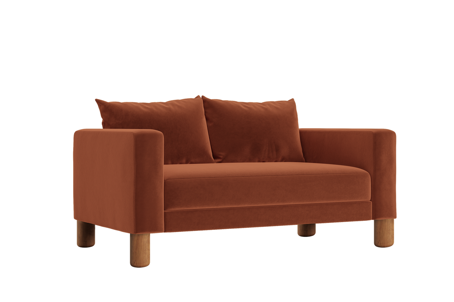 The Essential Loveseat in Recycled Velvet – Compact Eco-Friendly 2-Seater by Sabai