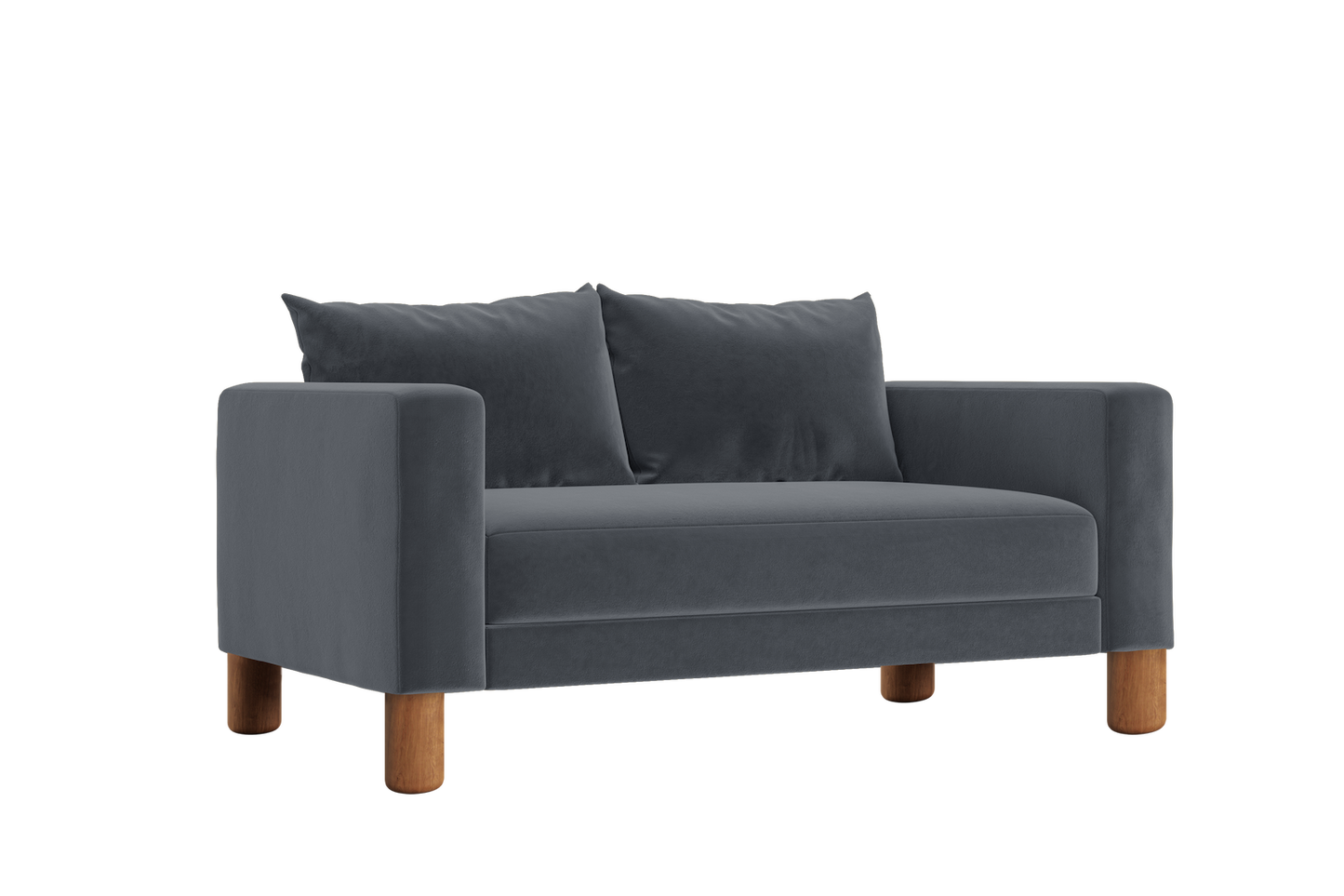The Essential Loveseat in Recycled Velvet – Compact Eco-Friendly 2-Seater by Sabai