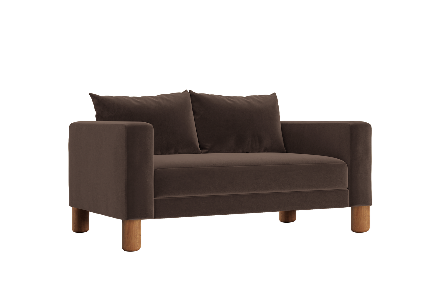 The Essential Loveseat in Recycled Velvet – Compact Eco-Friendly 2-Seater by Sabai