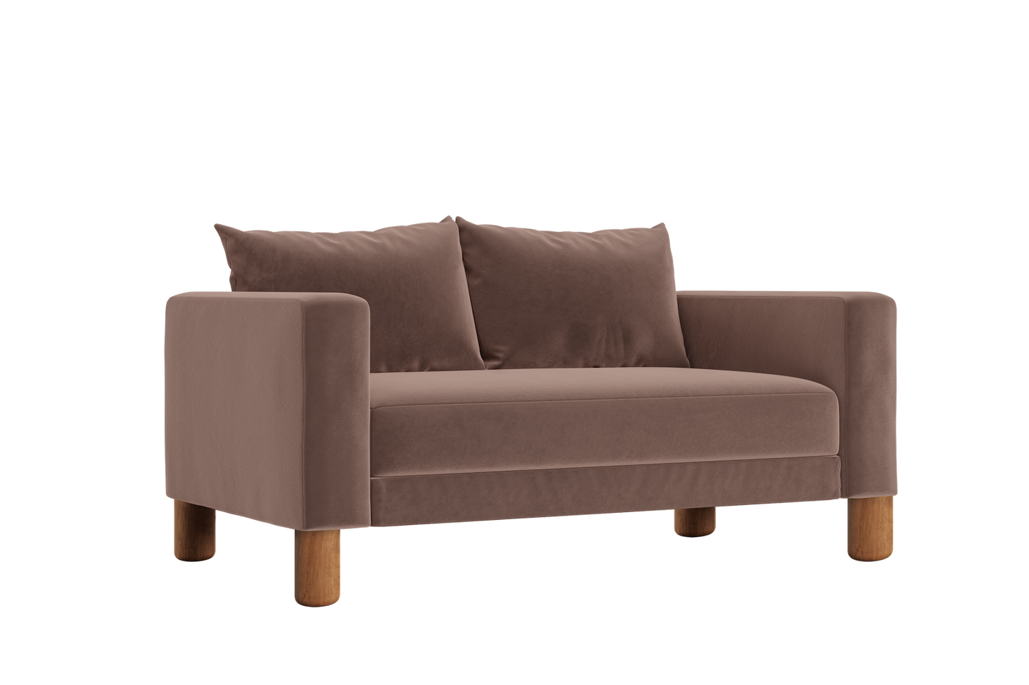 The Essential Loveseat in Recycled Velvet – Compact Eco-Friendly 2-Seater by Sabai