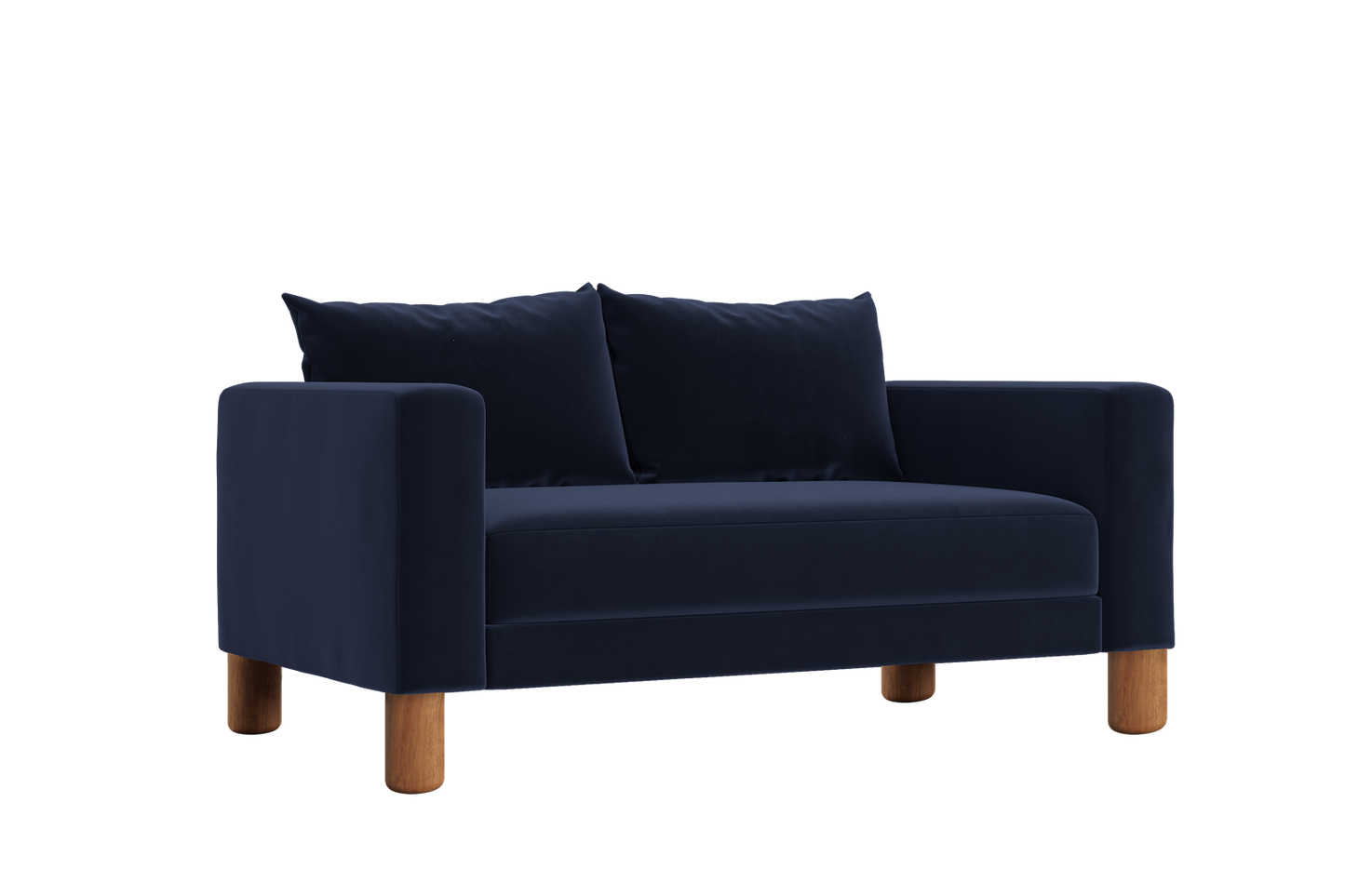 The Essential Loveseat in Recycled Velvet – Compact Eco-Friendly 2-Seater by Sabai