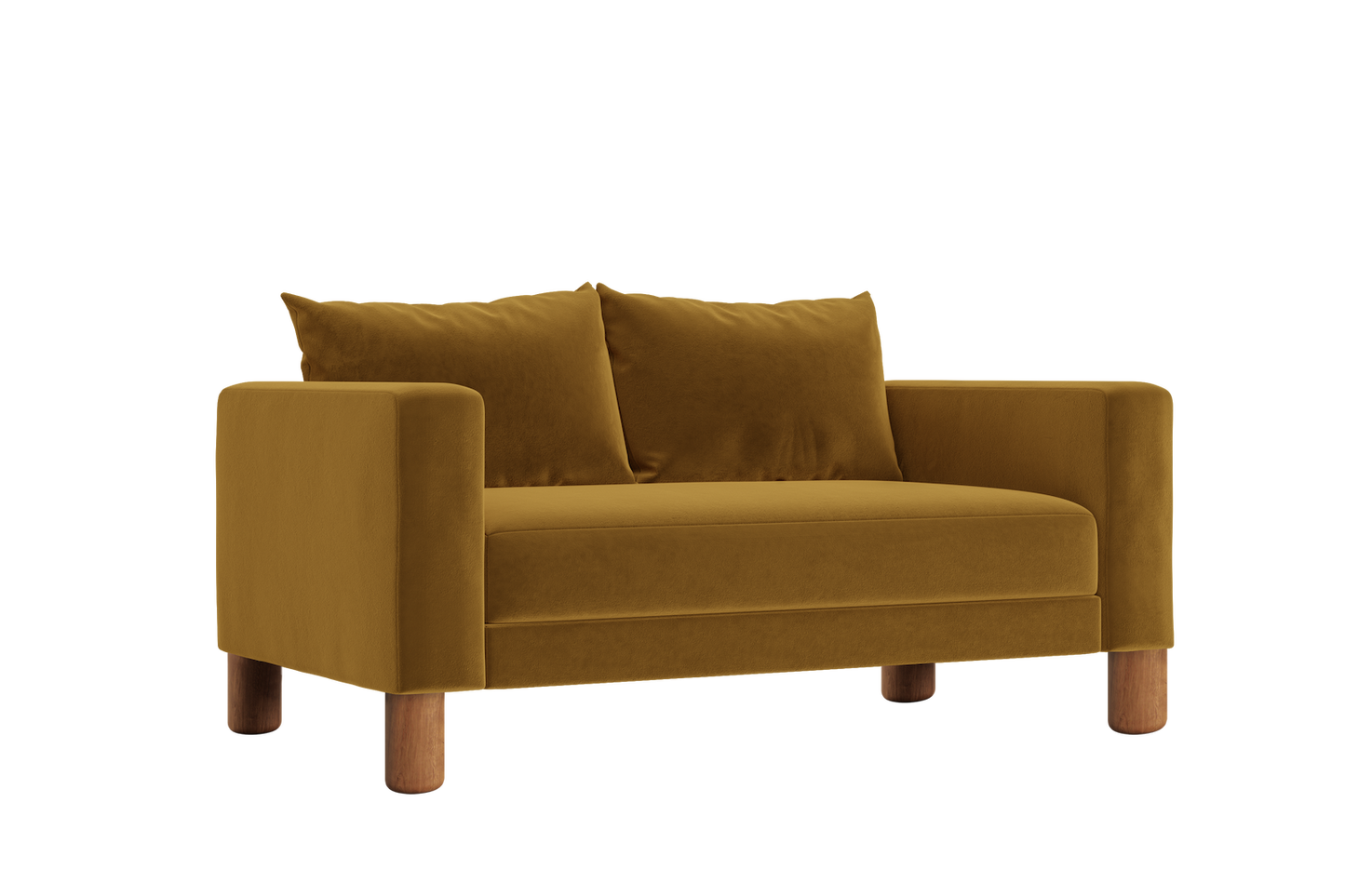 The Essential Loveseat in Recycled Velvet – Compact Eco-Friendly 2-Seater by Sabai
