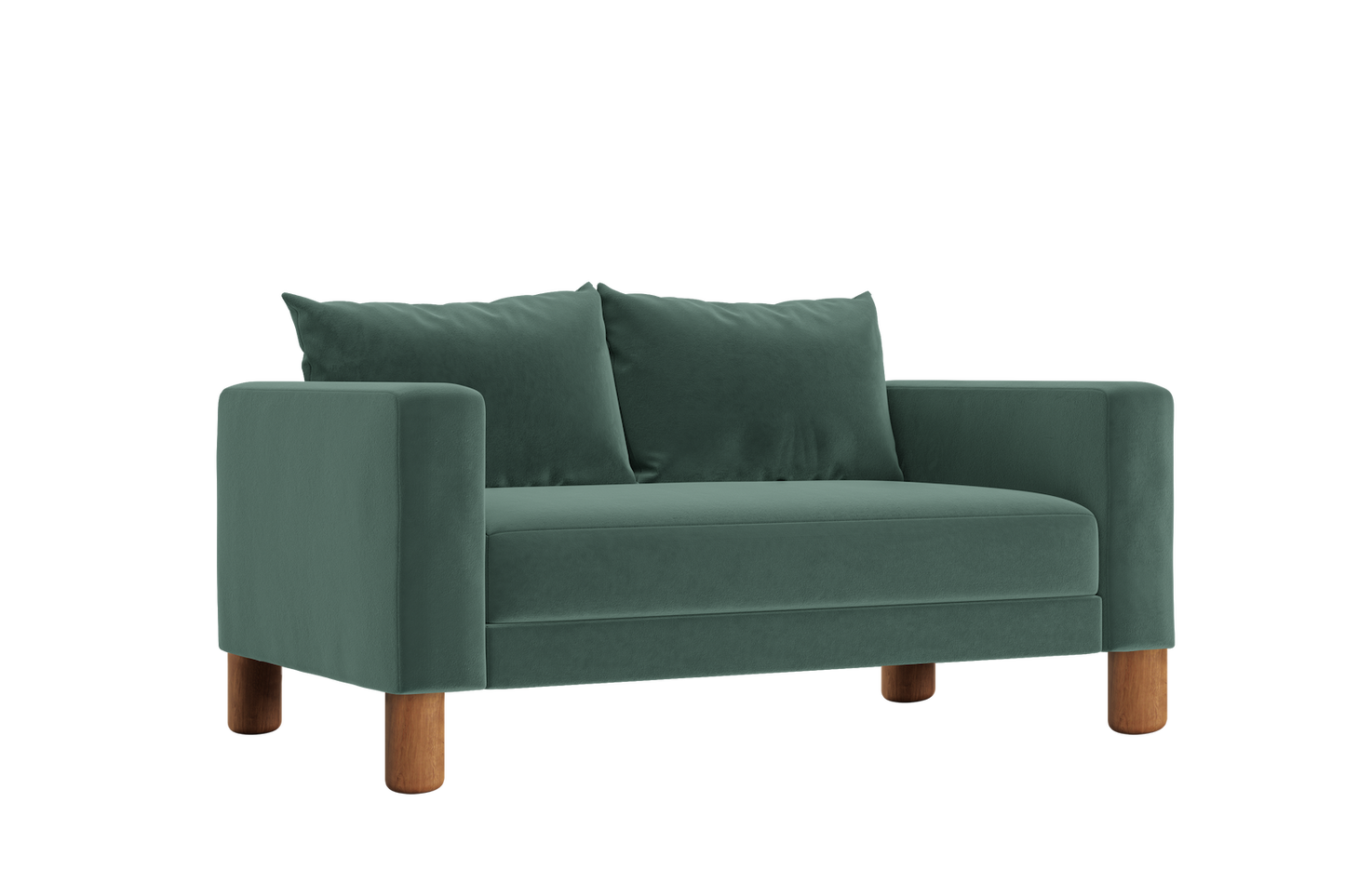 The Essential Loveseat in Recycled Velvet – Compact Eco-Friendly 2-Seater by Sabai