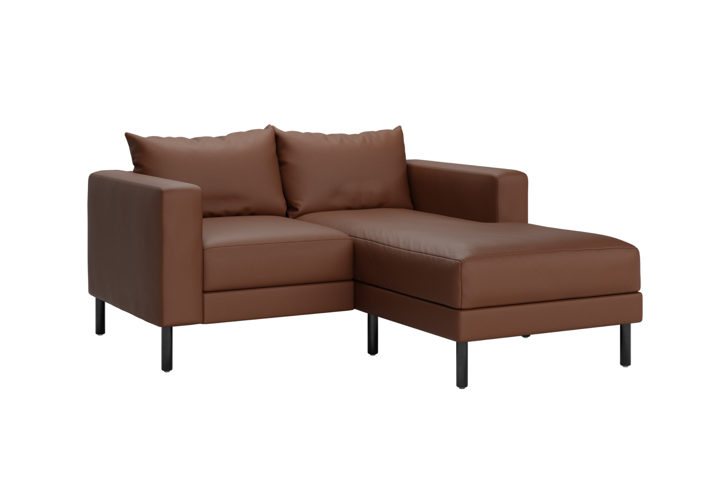 The Essential Loveseat Sectional – Sustainable Cactus Leather Couch by Sabai