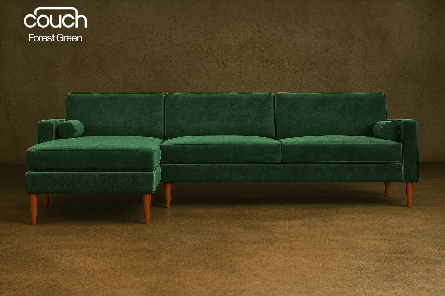 The Mid-Century Modern Chaise Sectional