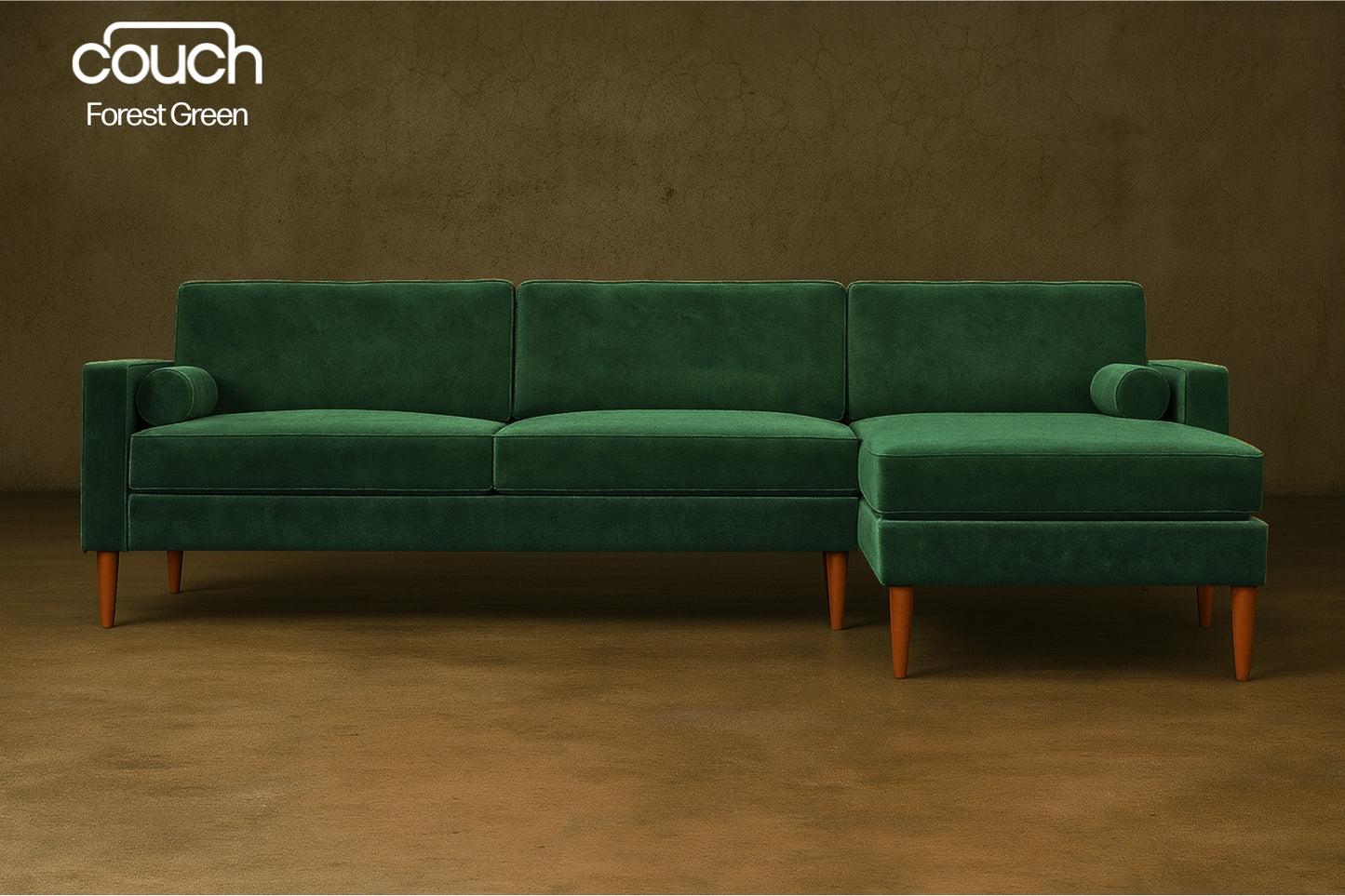 The Mid-Century Modern Chaise Sectional