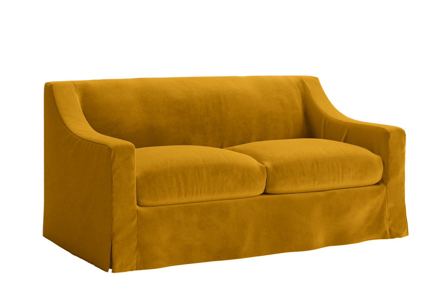 The Evergreen Loveseat in Recycled Velvet – Sustainable Compact Sofa by Sabai
