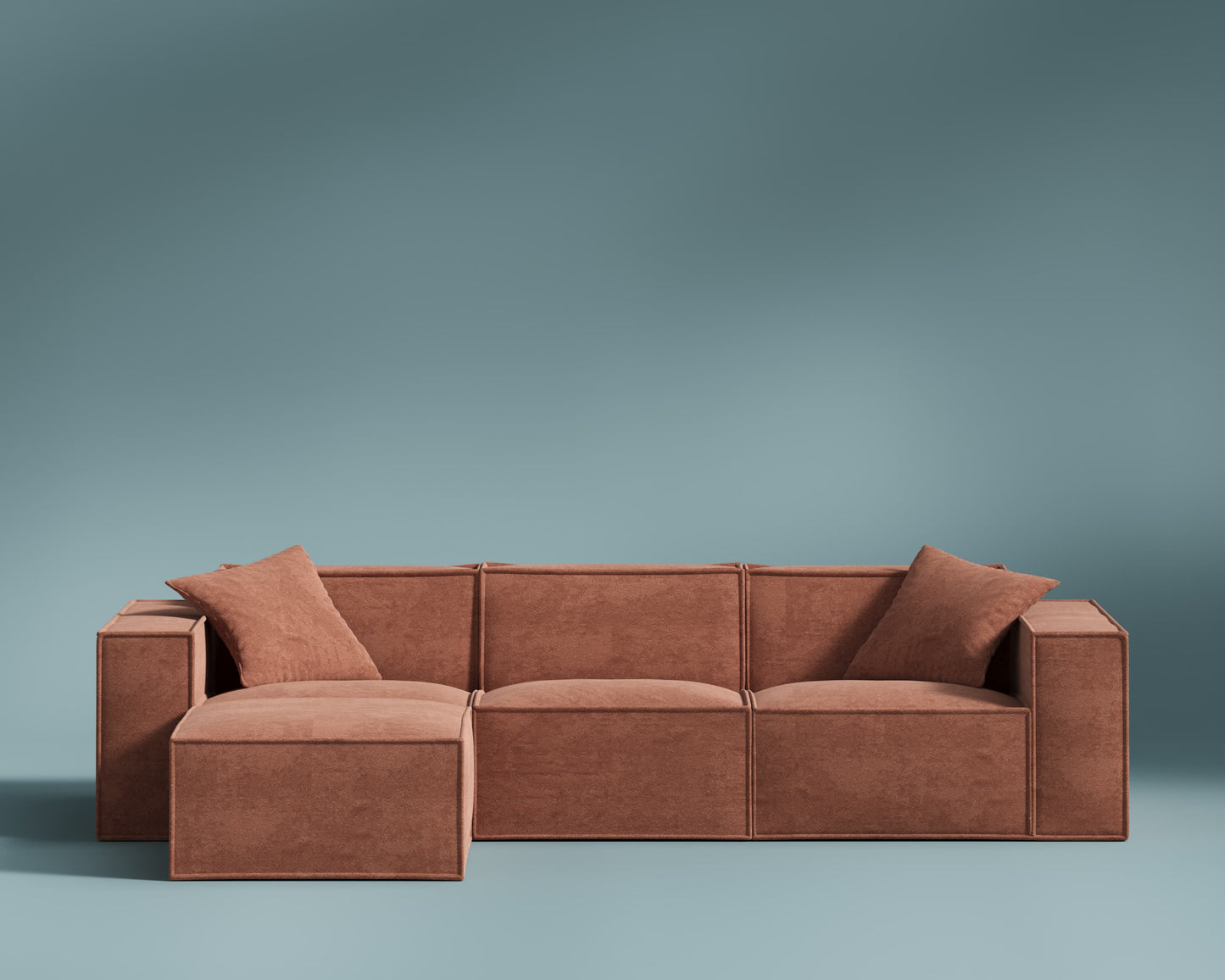 M1 Sofa Sectional - Copper Tan