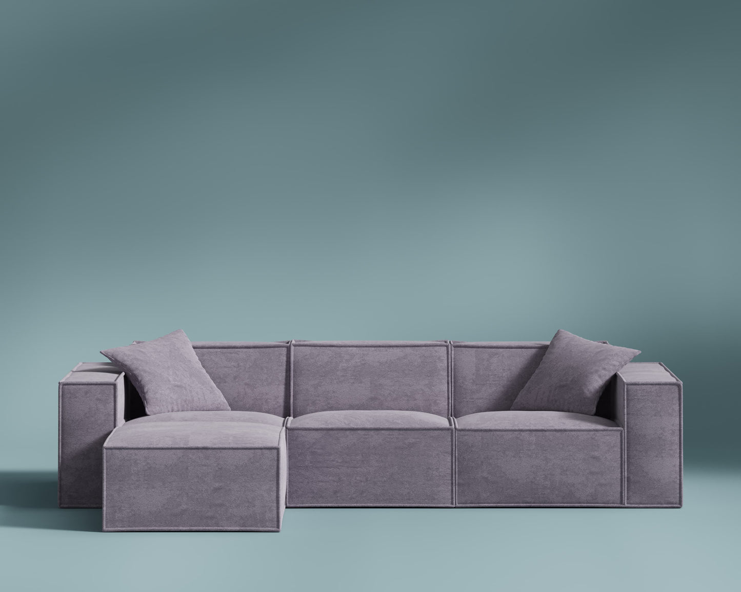 M1 Sofa Sectional - Lithium Lavender