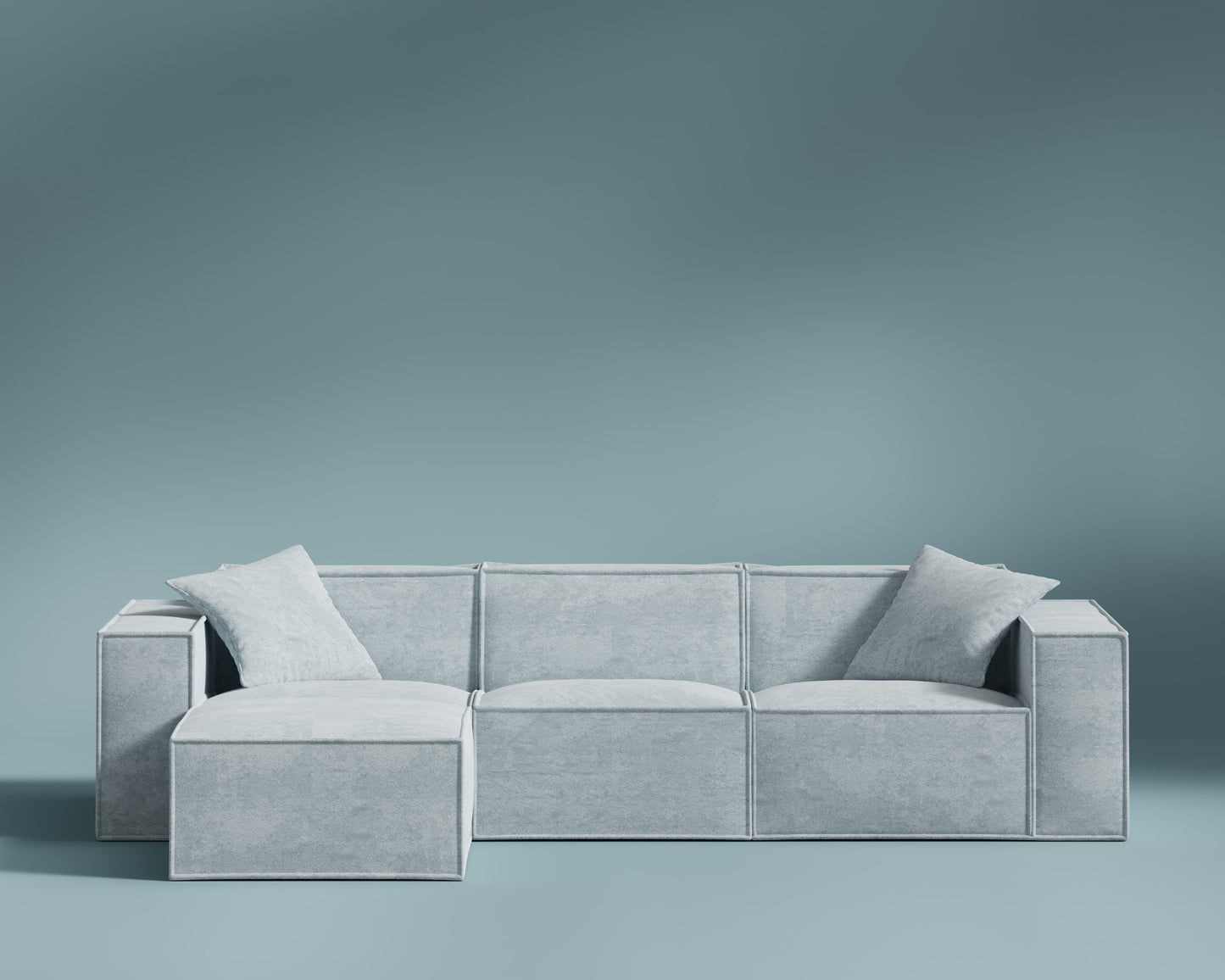 M1 Sofa Sectional - Nitrogen Sky Blue