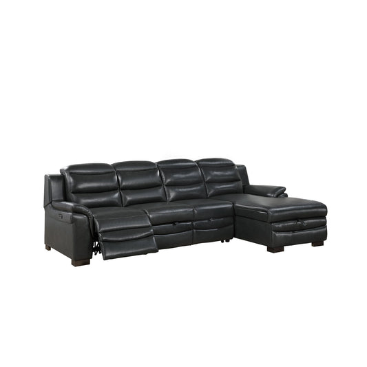 Coco - Blanche Sofa Bed With USB - Dark Gray