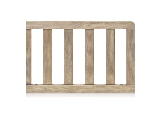 The Barnside - Toddler Guard Rail features vertical slats and a smooth, light-colored wooden finish, shown isolated on a white background.