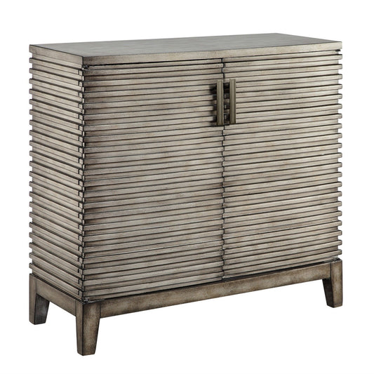 Fancy Design Chest With Ample Storage - Gray
