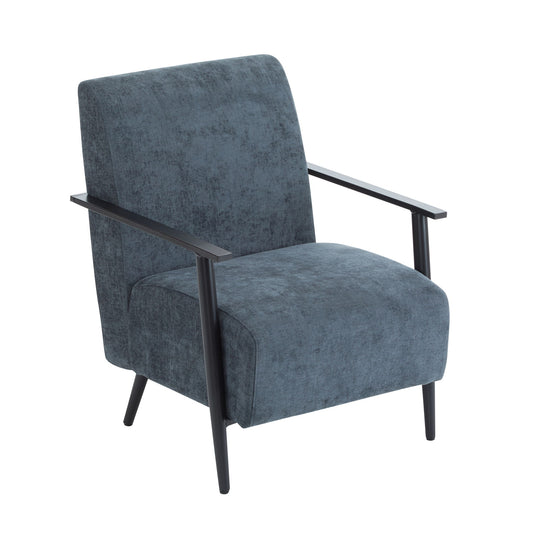 Modern Lounge Chair With Polyester Upholstery