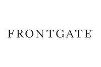The image features the word "FRONTGATE" in all capital letters with a straightforward, serif font against a plain white background.