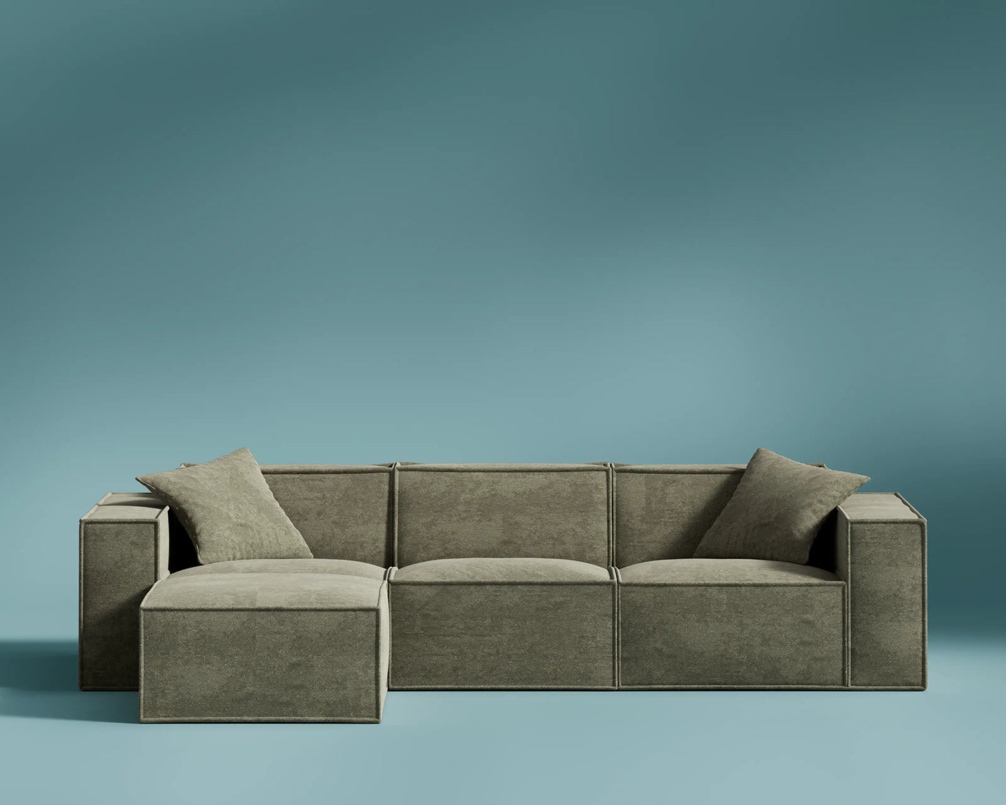 M1 Sofa Sectional - Krypton Green