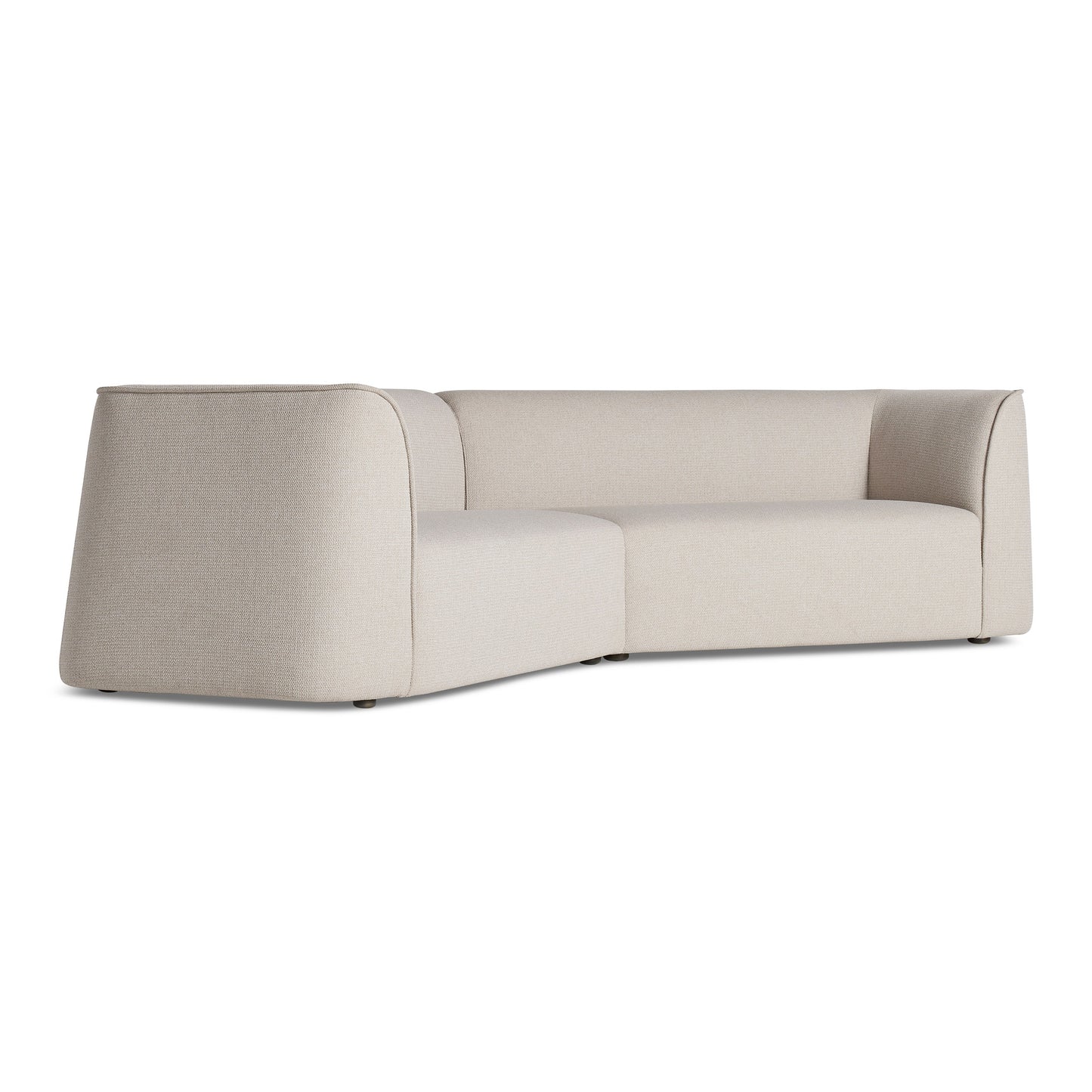 Thataway Small Angled Sectional – Maharam Mantle in Future by Blu Dot
