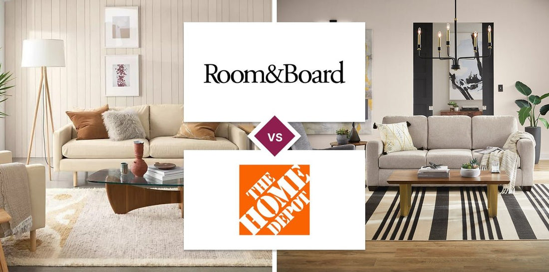 Room & Board vs Home Depot