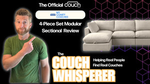 My Comfy Couches 4-Piece Set Review: The Couch That Replaced One That Literally Collapsed