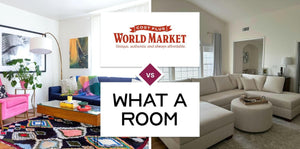 World Market vs What A Room