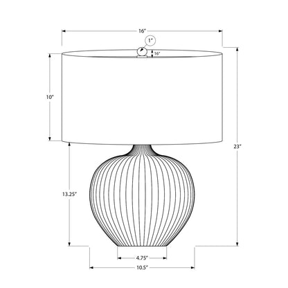 Lighting, Table Lamp, Ceramic, Contemporary - Black
