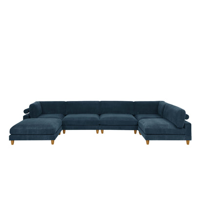 Modern Modular Sectional With Adjustable Back Support