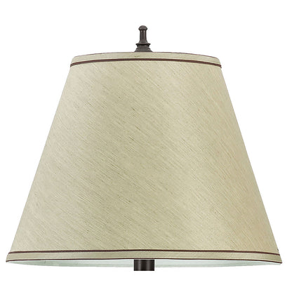 Table Lamps With Cone Shade (Set of 2) - Beige / Brown