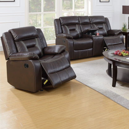Living Room Set With Pillow Armrest And Tufted Backrest