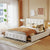 White / Queen / 4 Drawers