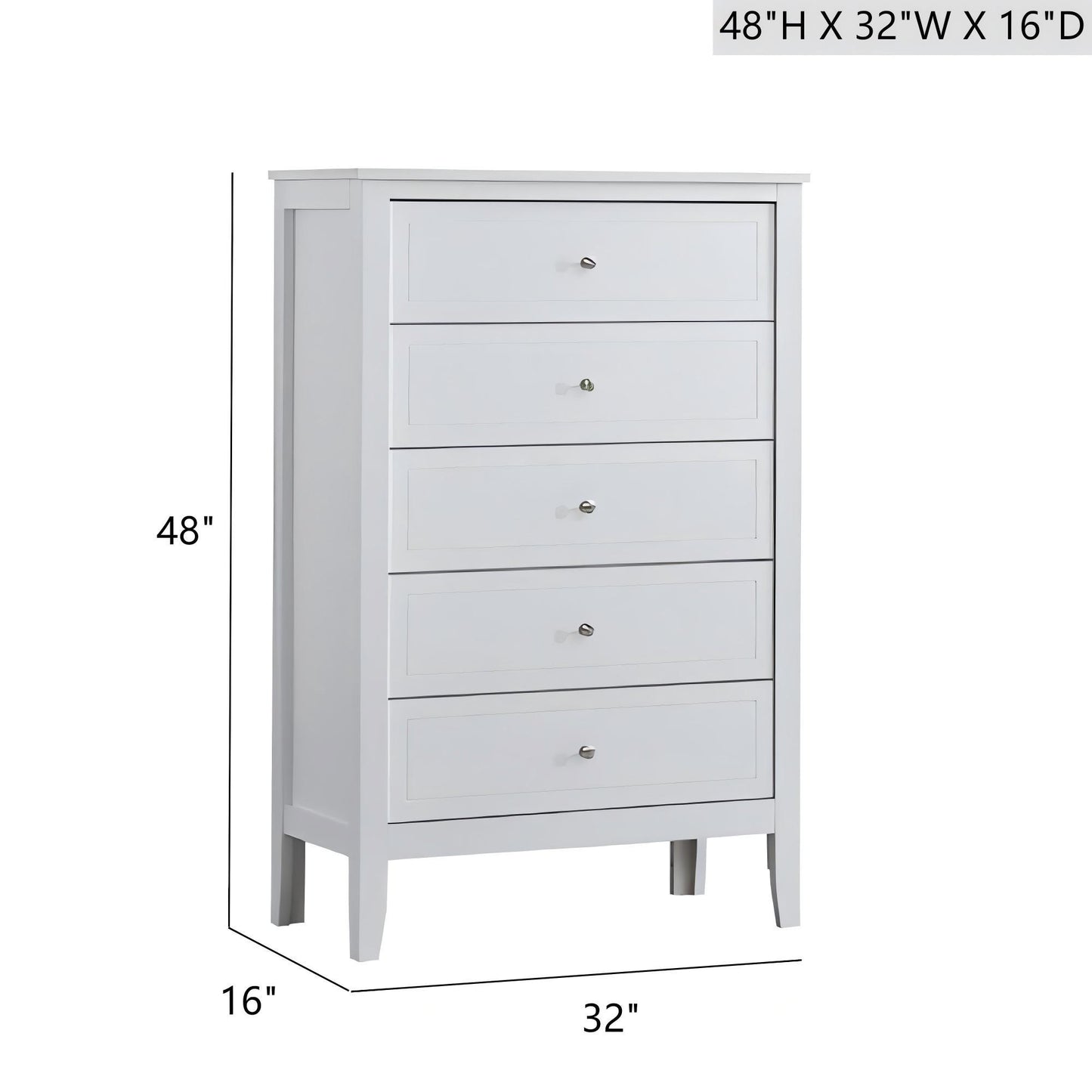 Daniel - Chest, 5 Drawer Storage Unit