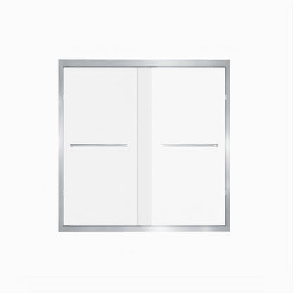Double Sliding Shower Door With Explosion Proof Film