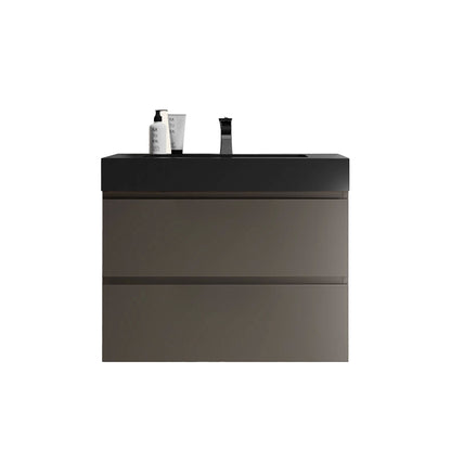 Alice - Bathroom Vanity With Sink, Wall Mounted, Floating