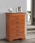 Light Brown / 5 Drawers