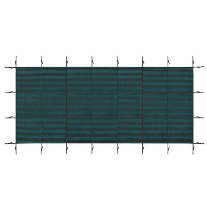 Rectangular Swimming Pool Safety Cover For Underground Pools - Green