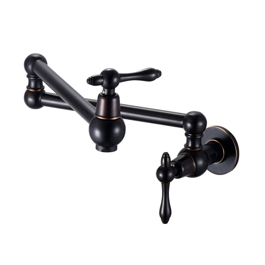 Modern Design Pot Filler Faucet Wall Mount Kitchen Sink Faucet Folding Stretchable