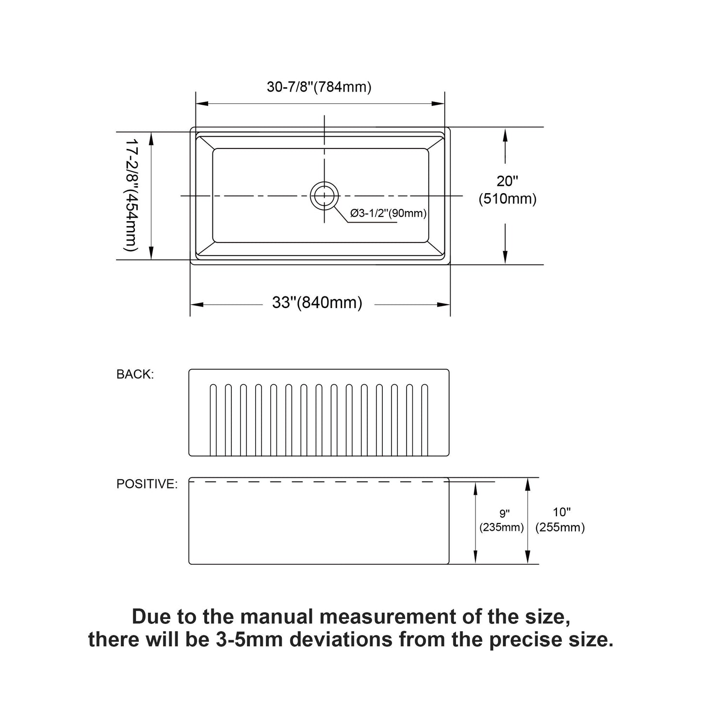 Workstation, Single Bowl Apron Front Kitchen Sink - White